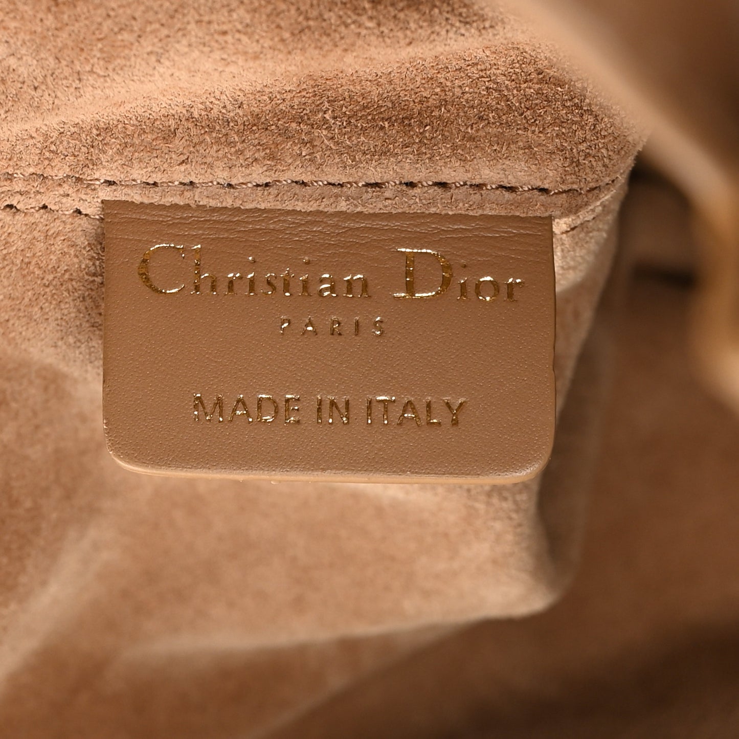 Calfskin Macrocannage Medium Toujour Powder Tan