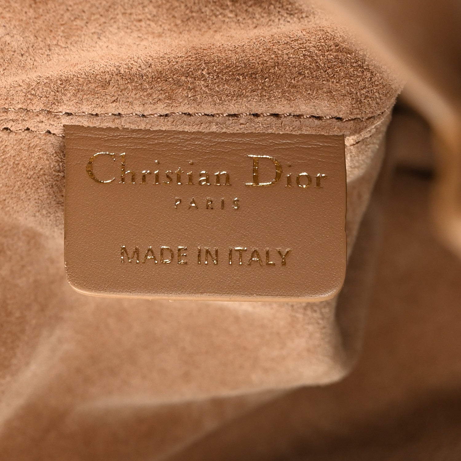 Christian Dior Calfskin Macrocannage Medium Toujour Powder Tan 8 of 12
