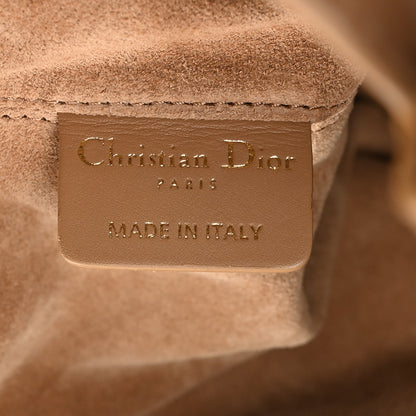 Christian Dior Calfskin Macrocannage Medium Toujour Powder Tan 8 of 12