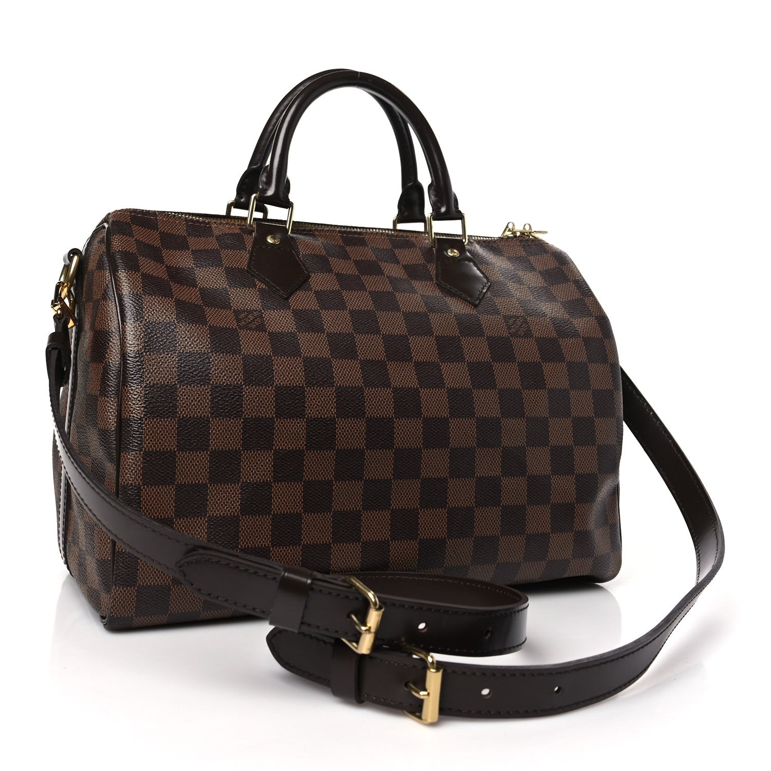 Louis Vuitton Damier Ebene Speedy Bandouliere 30 3 of 8