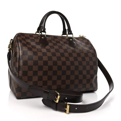 Louis Vuitton Damier Ebene Speedy Bandouliere 30 3 of 8