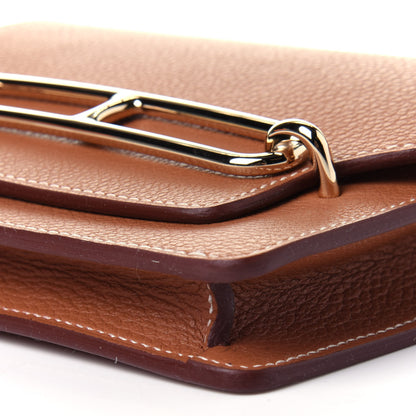 Hermes Evercolor Roulis Slim Wallet Gold 9 of 11