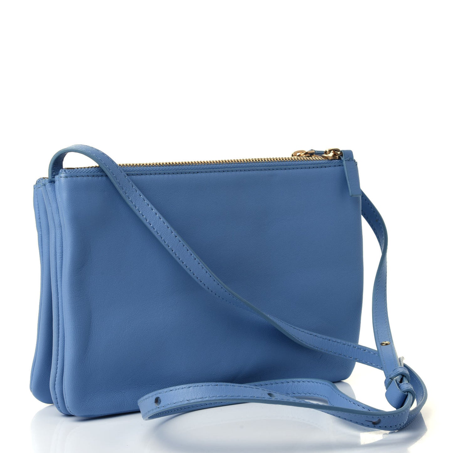 Lambskin Small Trio Crossbody Bag Lavender
