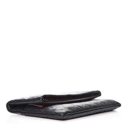 Chanel Caviar Quilted CC Beauty Clutch Black 4 of 9