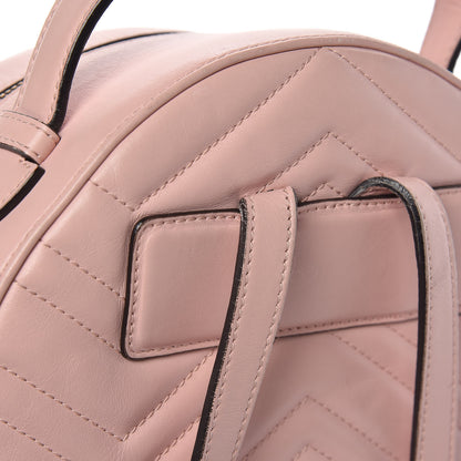 Gucci Calfskin Matelasse GG Marmont Dome Backpack Perfect Pink 9 of 18