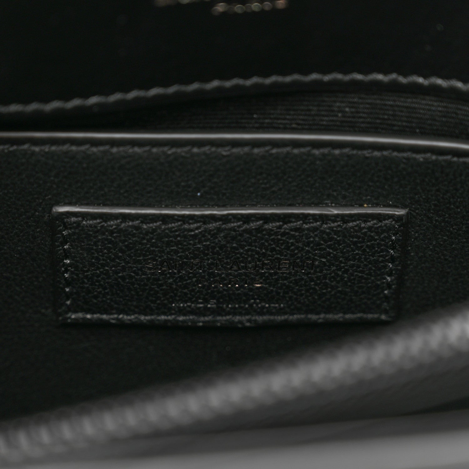Saint Laurent Calfskin Y Quilted Monogram Monochrome Small Loulou Chain Satchel Black 8 of 12