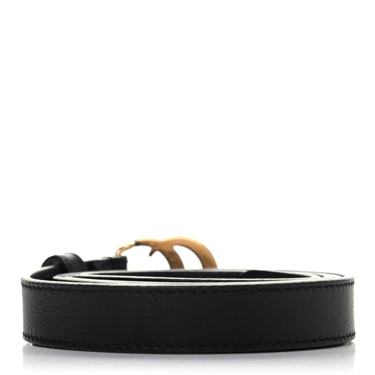 Calfskin Double G 20mm Belt 95 38 Black
