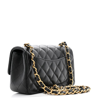 Chanel Caviar Quilted Mini Rectangular Flap Black 3 of 13