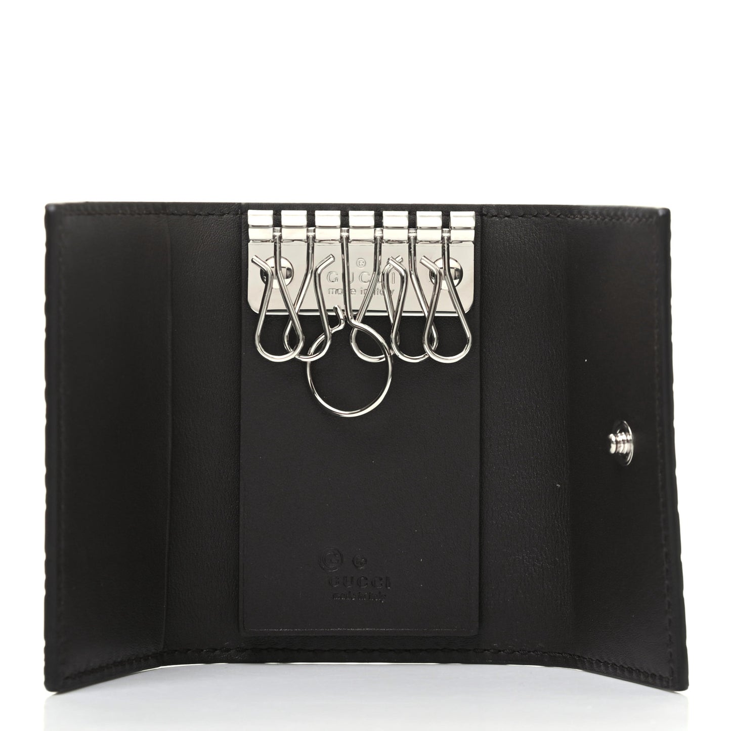 Microguccissima 6 Key Holder Case Black