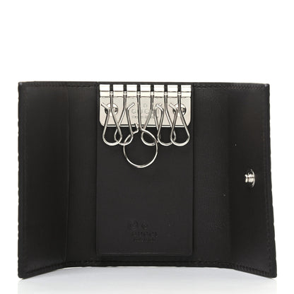 Gucci Microguccissima 6 Key Holder Case Black 5 of 9