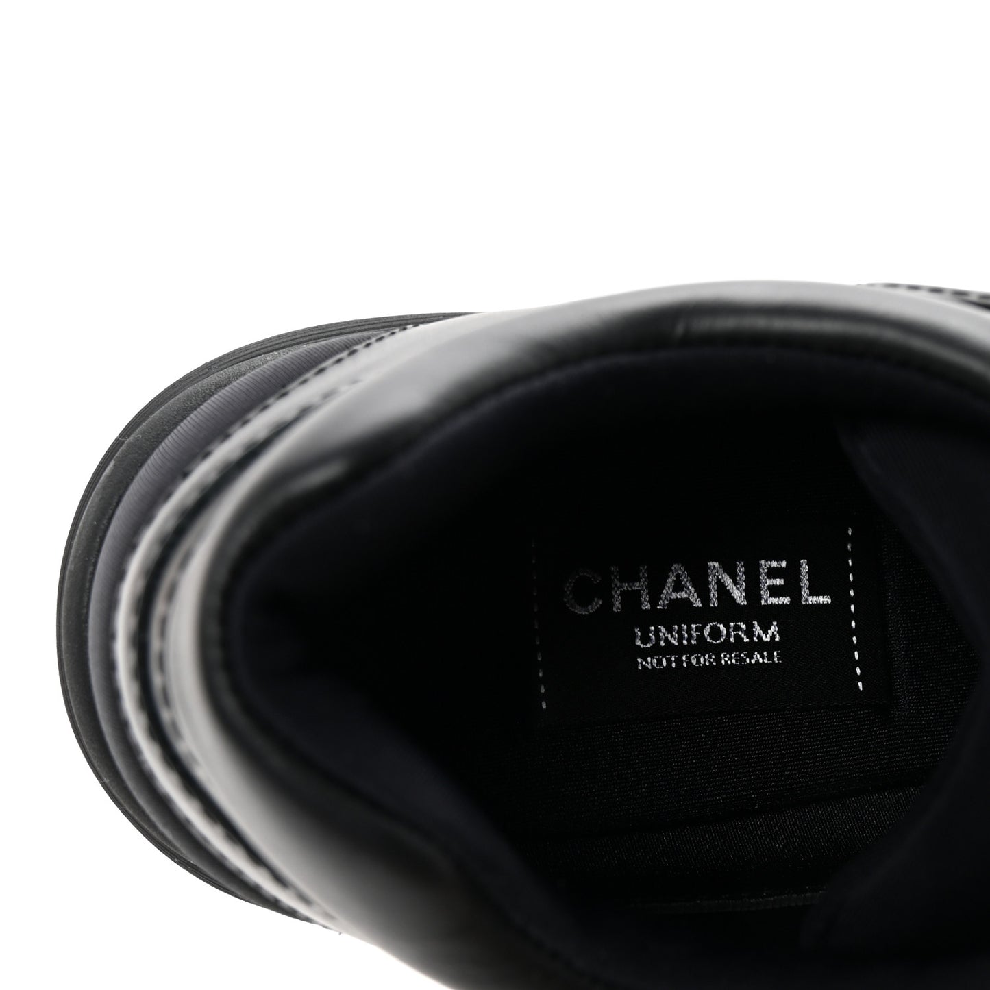 Lambskin Fabric CC Sneakers 39 Black