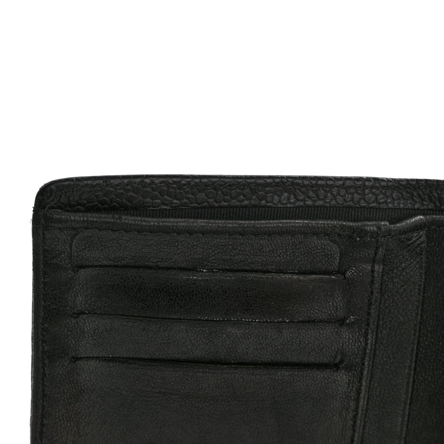 Caviar Timeless CC Compact French Wallet Black