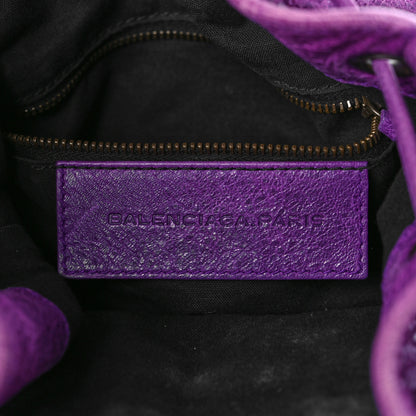 Balenciaga Agneau Classic Hardware Mini Pompon Ultraviolet 6 of 14