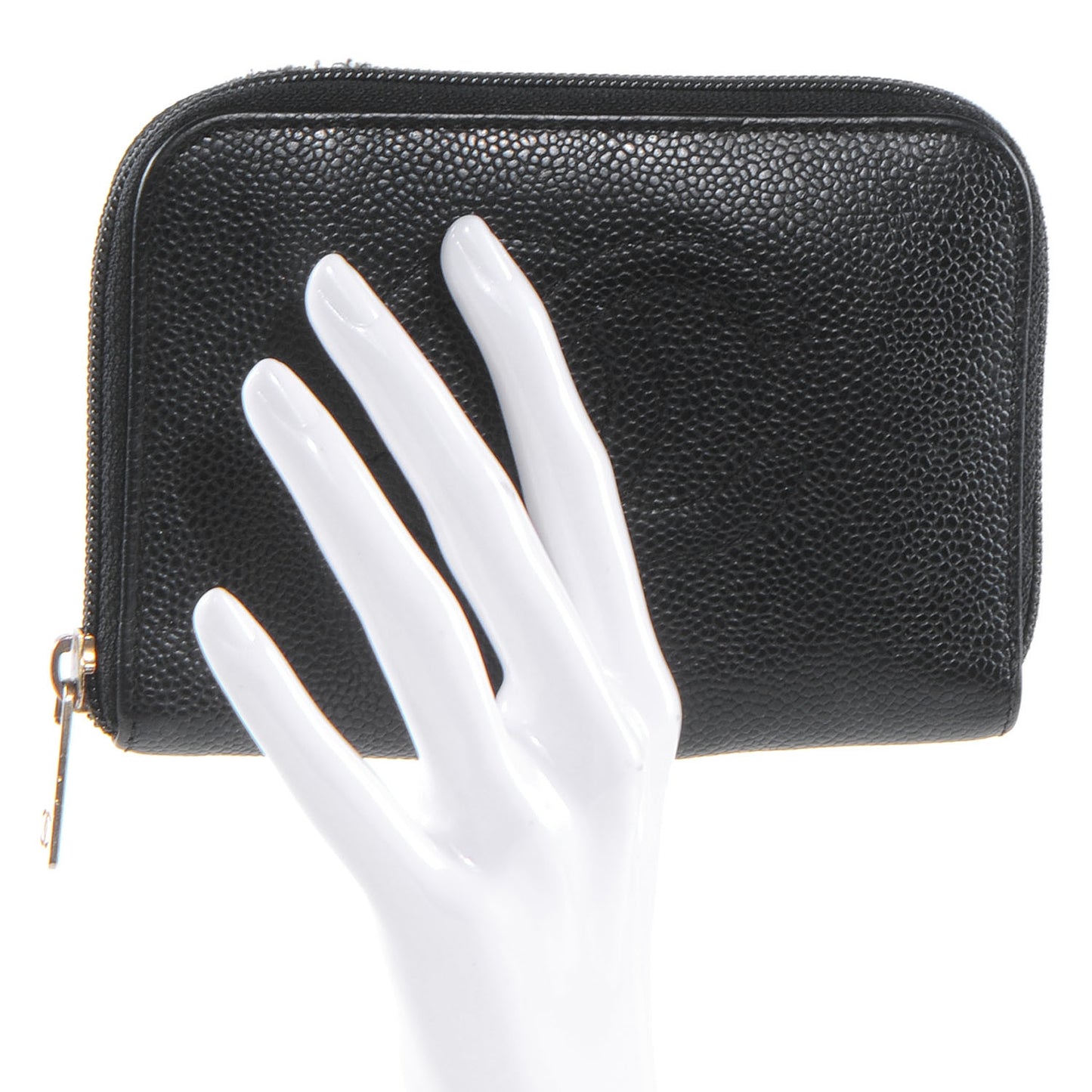 Caviar Passport Wallet Black