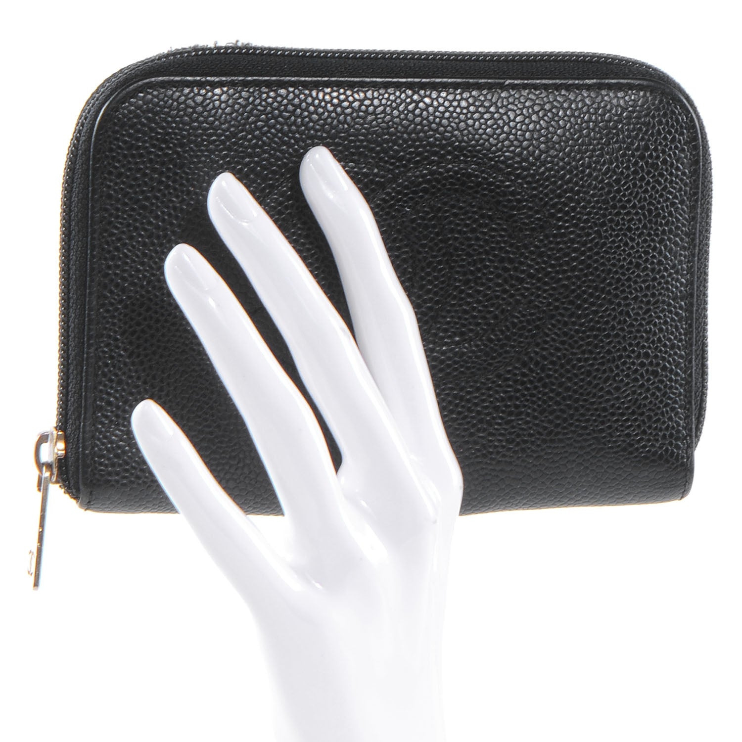 Chanel Caviar Passport Wallet Black 2 of 10