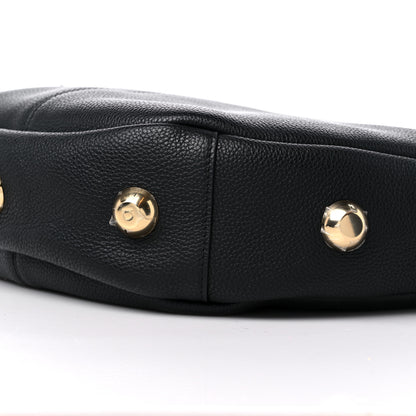 Salvatore Ferragamo Calfskin Glam Hobo Black 8 of 8