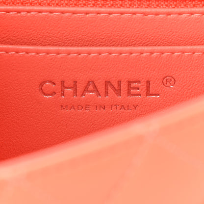 Chanel Lambskin Quilted Mini Rectangular Flap Light Orange 5 of 10