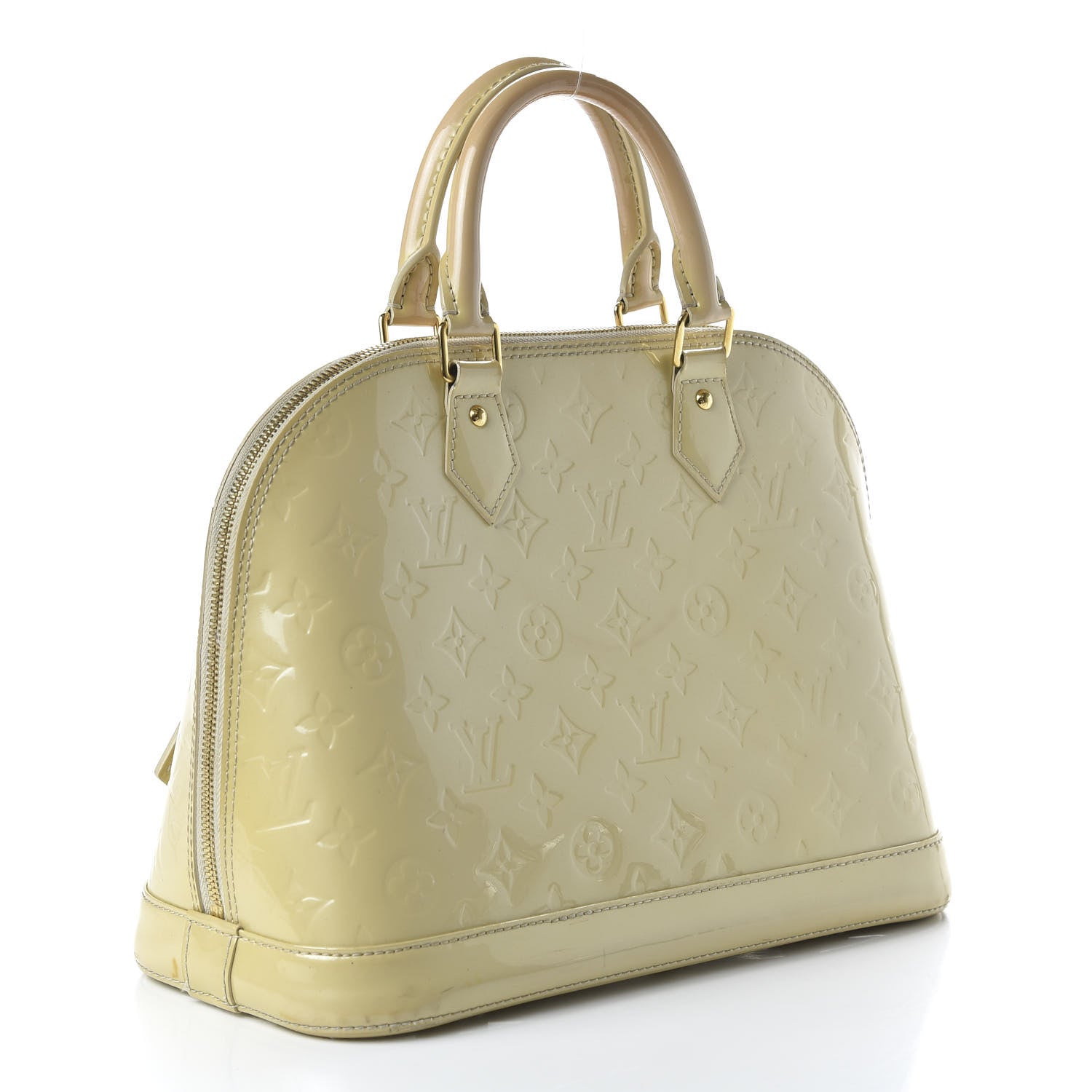 Louis Vuitton Vernis Alma PM Blanc Corail 3 of 14