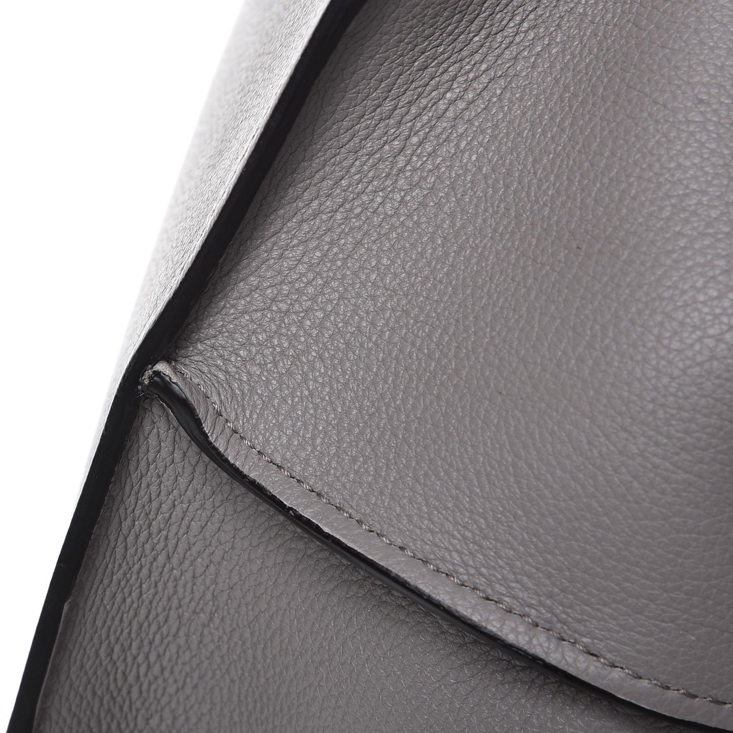 Cellarius Calfskin Large Bamboo Daily Top Handle Bag Storm Grey