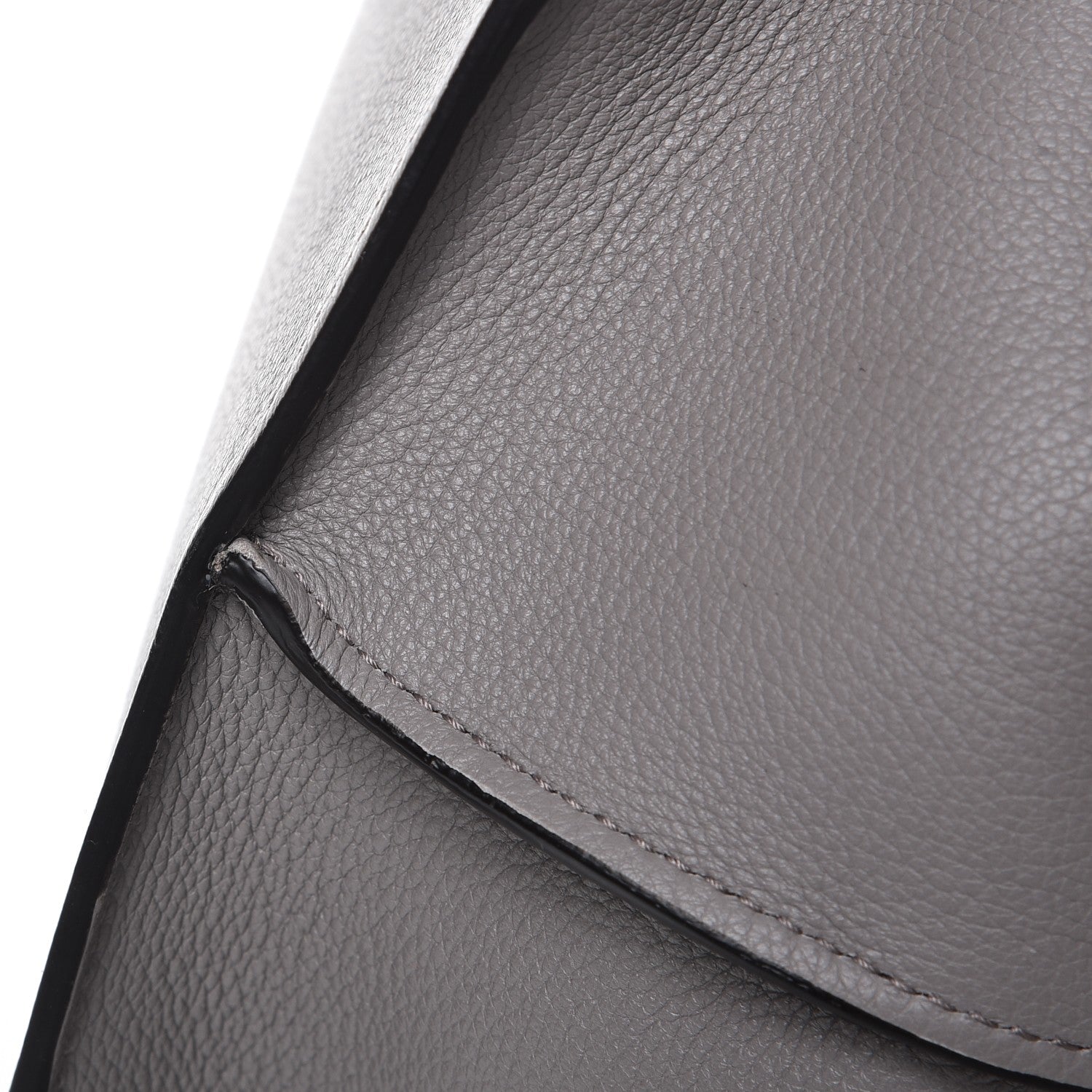 Gucci Cellarius Calfskin Large Bamboo Daily Top Handle Bag Storm Grey 9 of 9