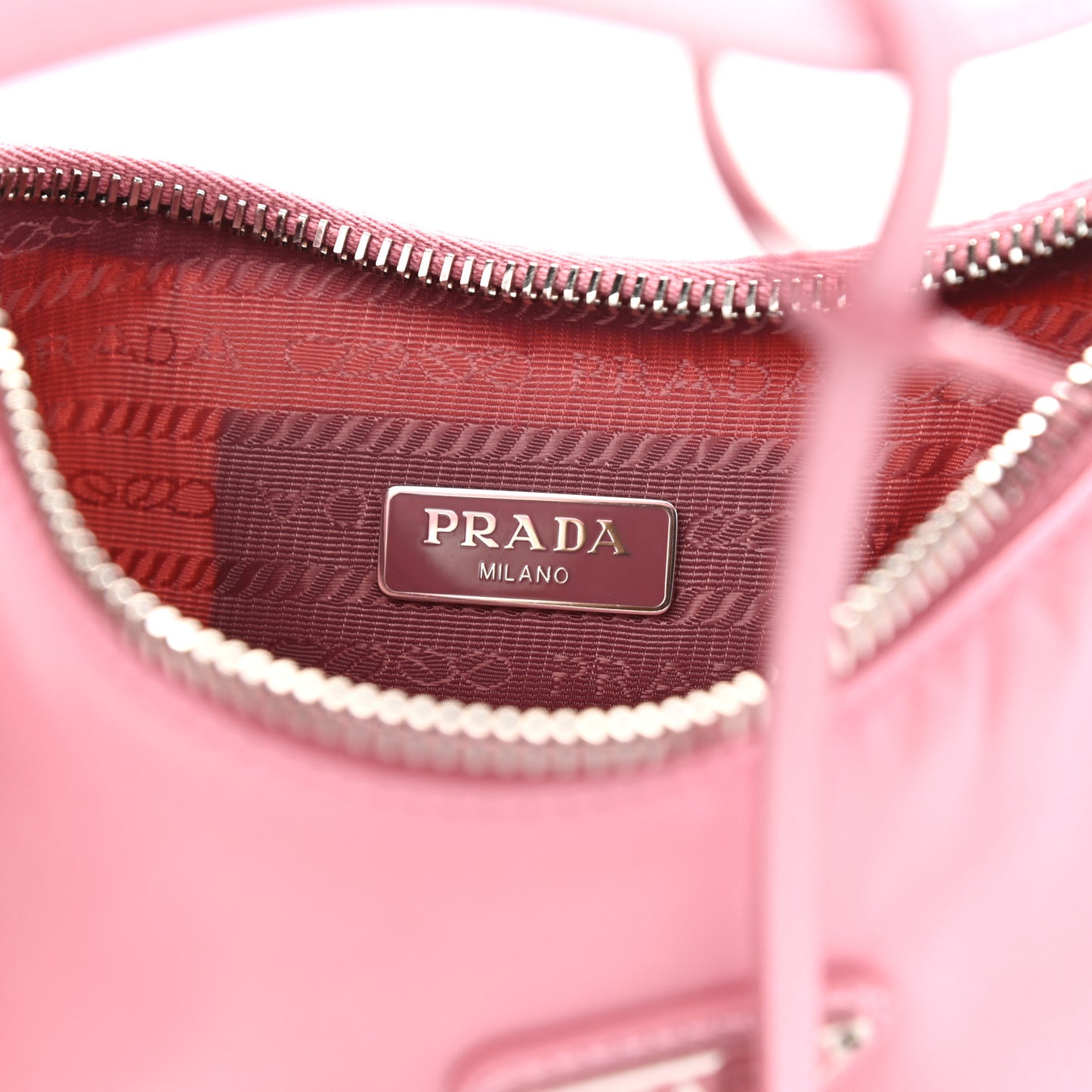 Re-Nylon Saffiano Mini Re-Edition 2005 Bag Rosa