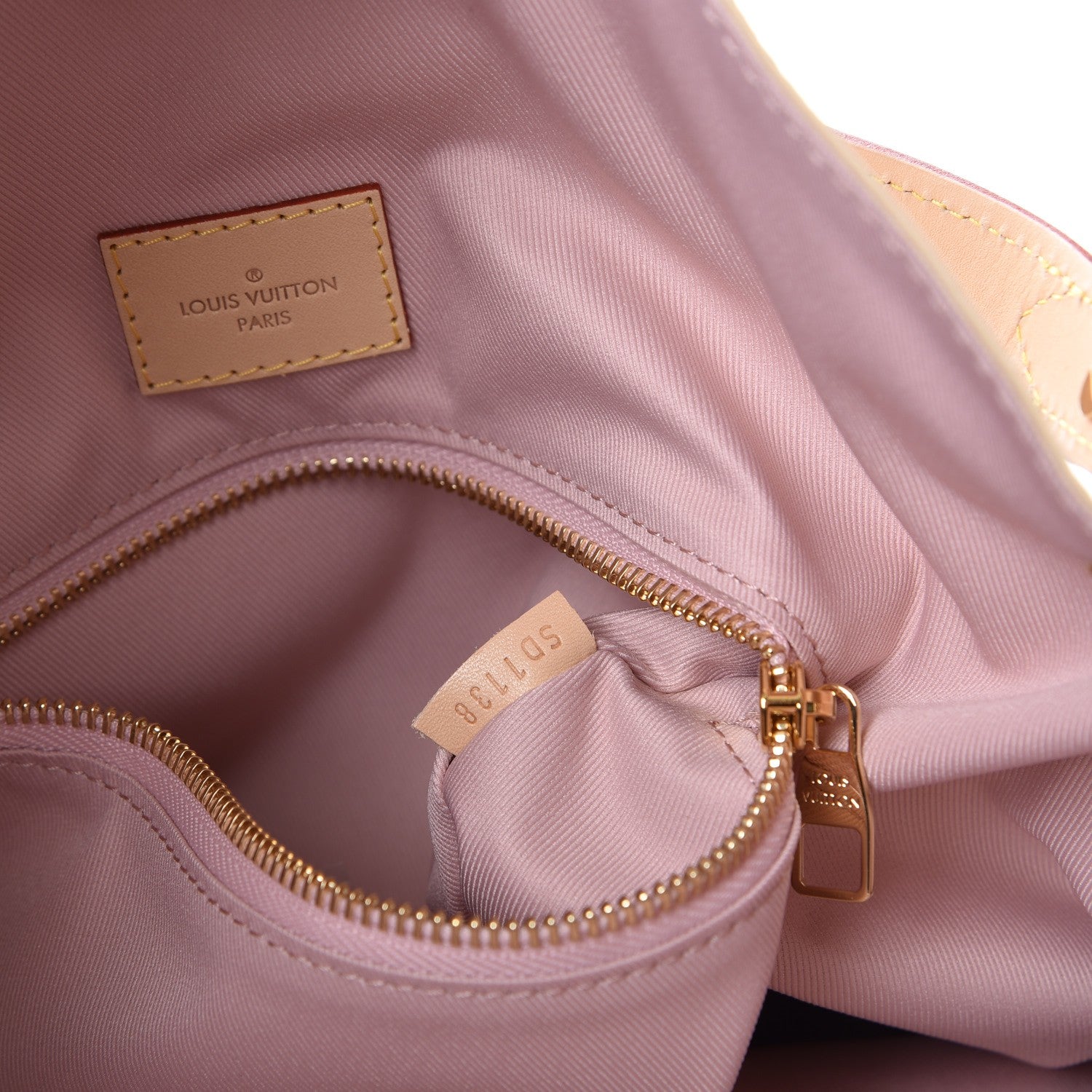 Louis Vuitton Damier Azur Graceful PM Rose Ballerine 8 of 8