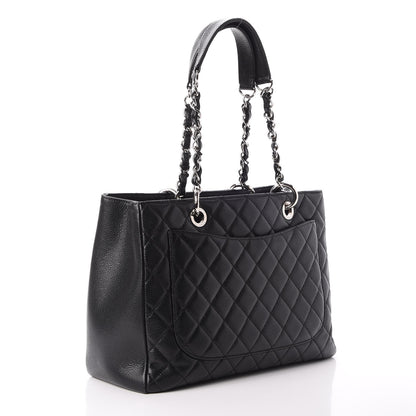 Chanel Caviar Quilted Grand Shopping Tote GST Black 3 of 7