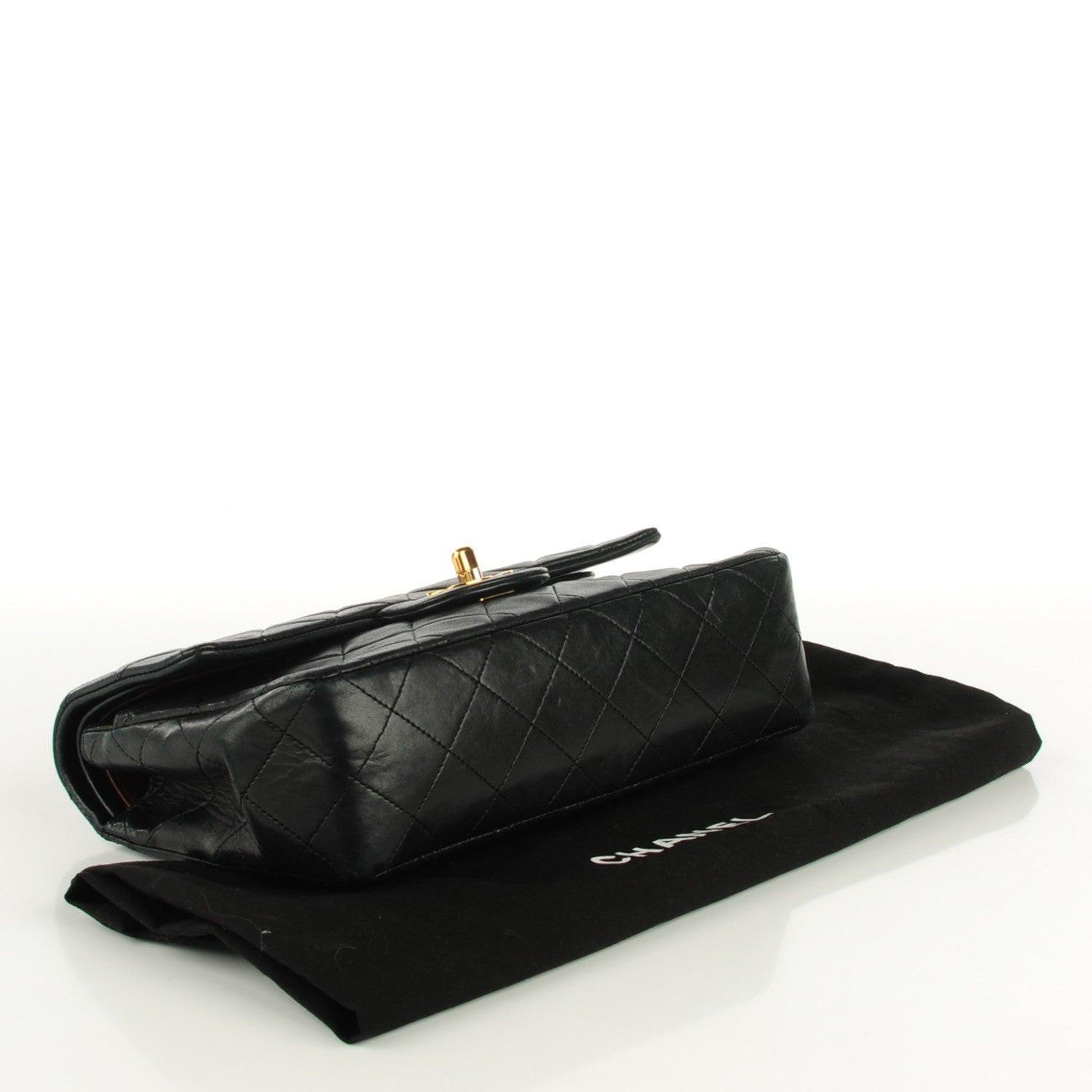 Chanel Lambskin Quilted Small Double Flap Black 4 of 9