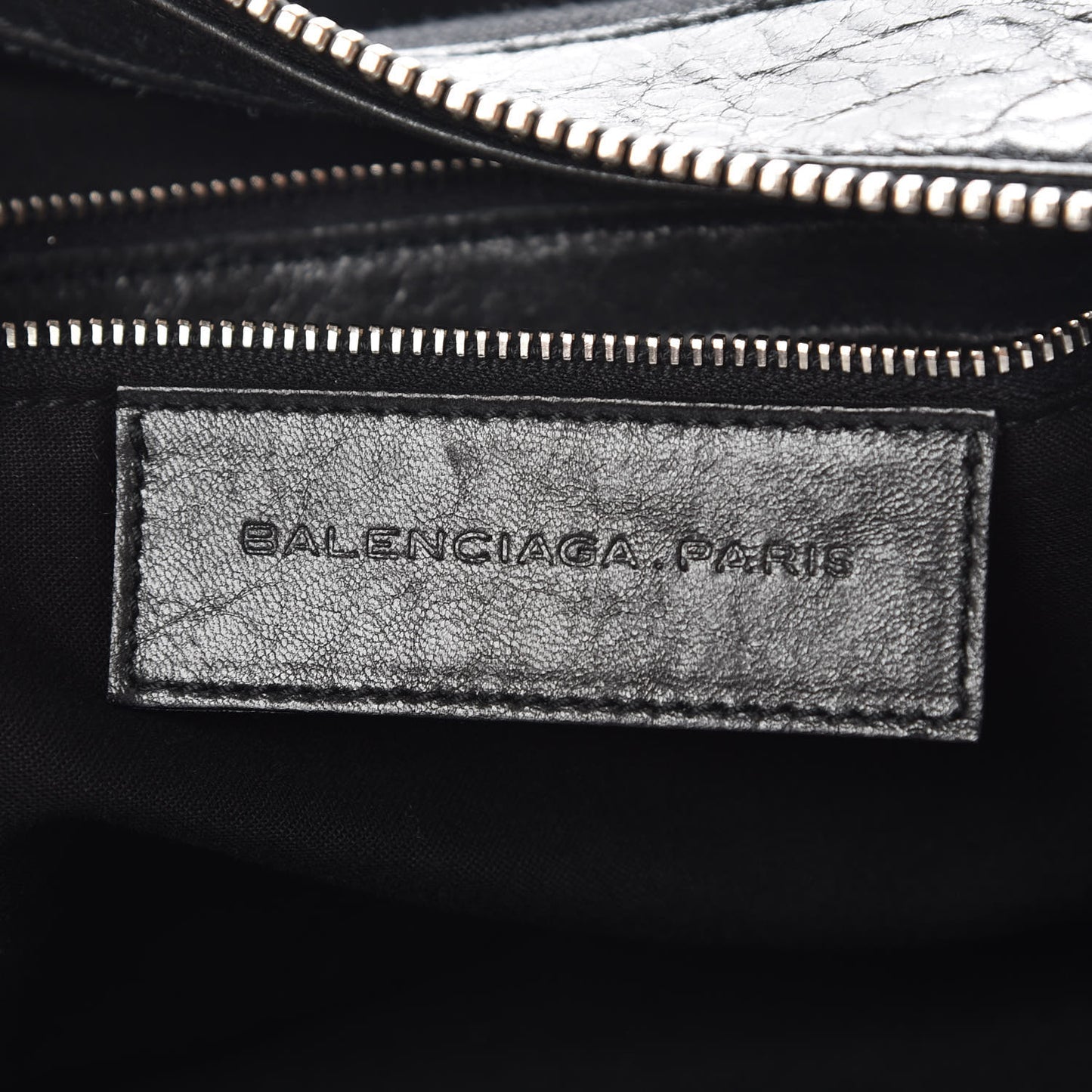 Chevre Canvas Classic Silver Hardware Weekender Black