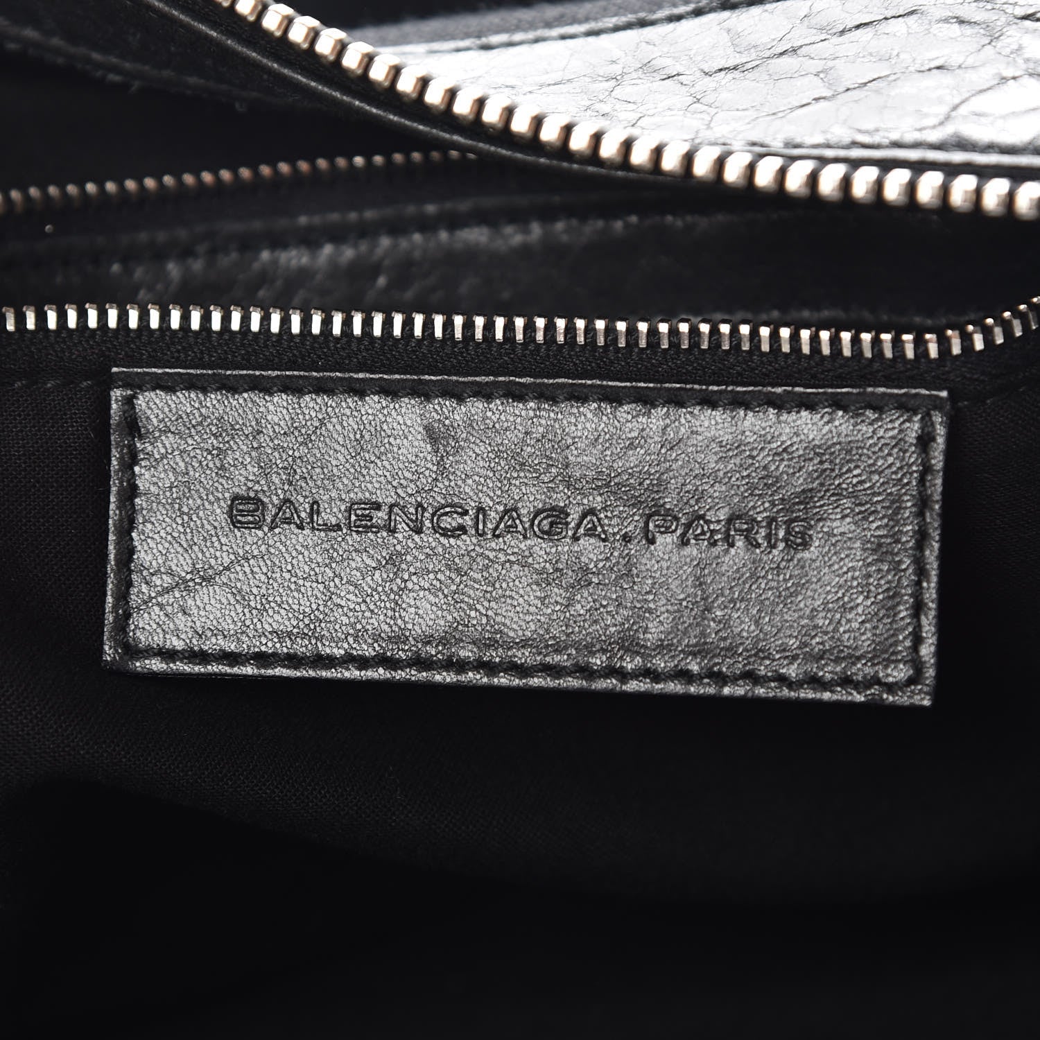 Balenciaga Chevre Canvas Classic Silver Hardware Weekender Black 8 of 13