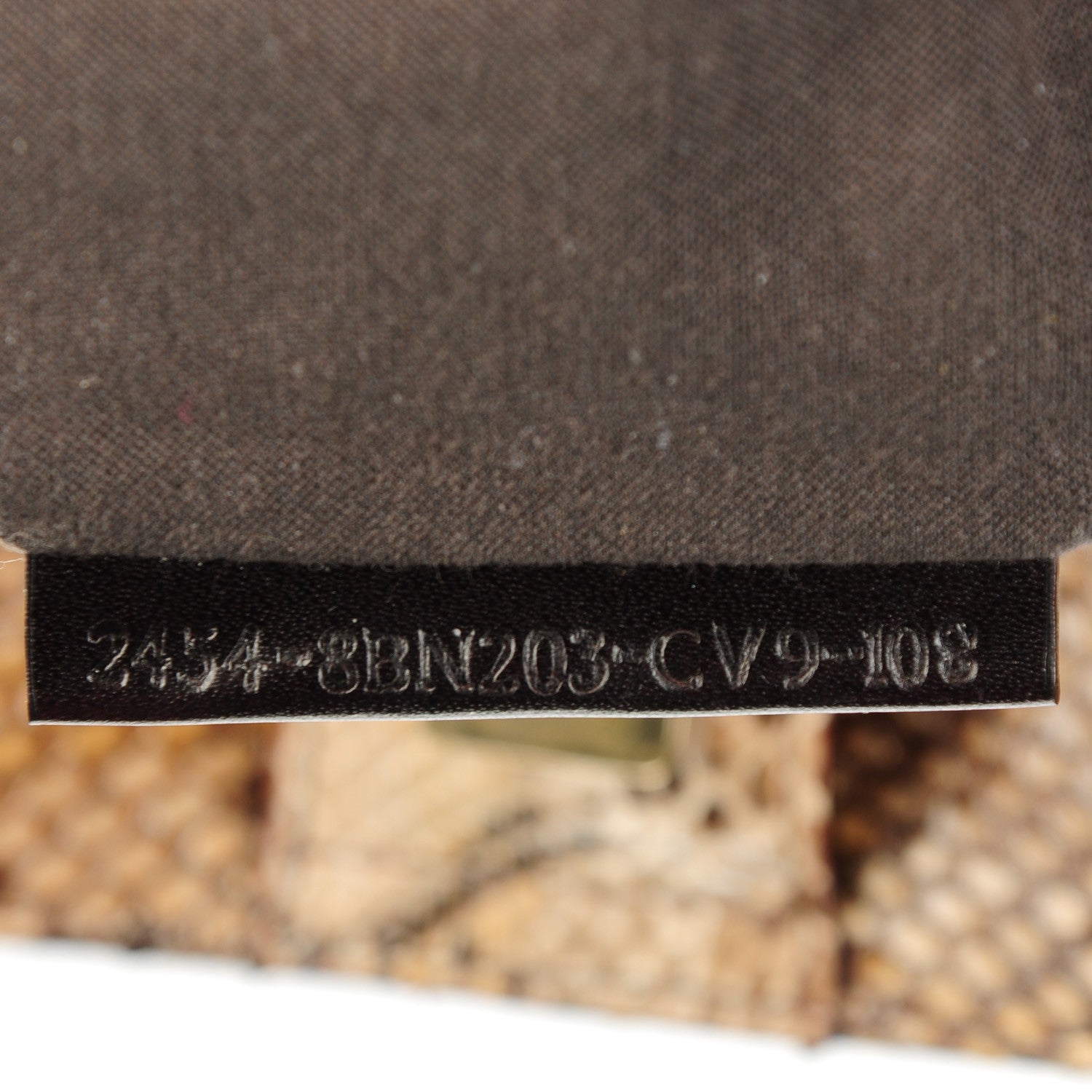 Fendi Python Twins Tote Brown 9 of 9