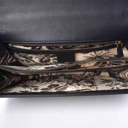 Gucci Calfskin Animalier Shoulder Bag Black 5 of 12