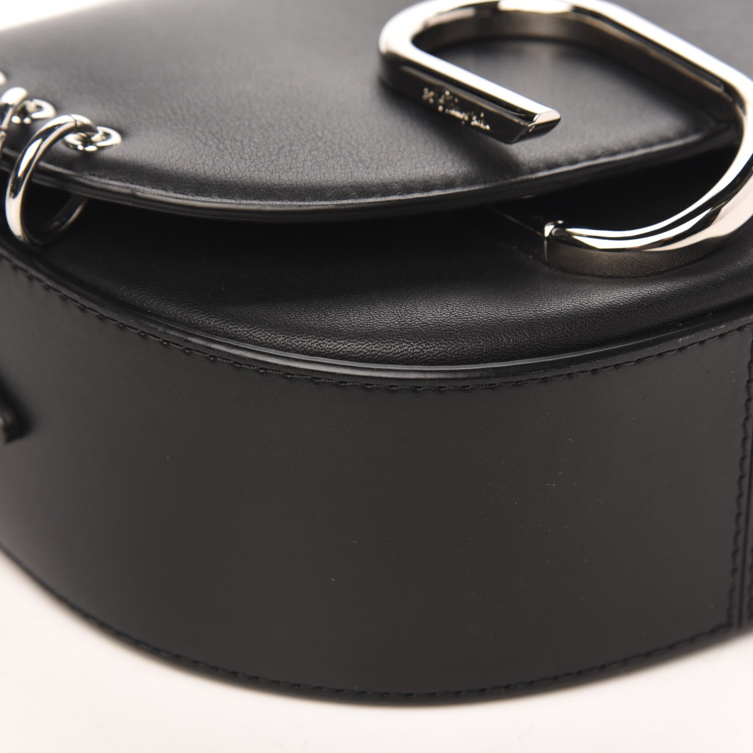 3.1 Phillip Lim 3.1 Calfskin Alix Rings Saddle Crossbody Bag Black 8 of 11