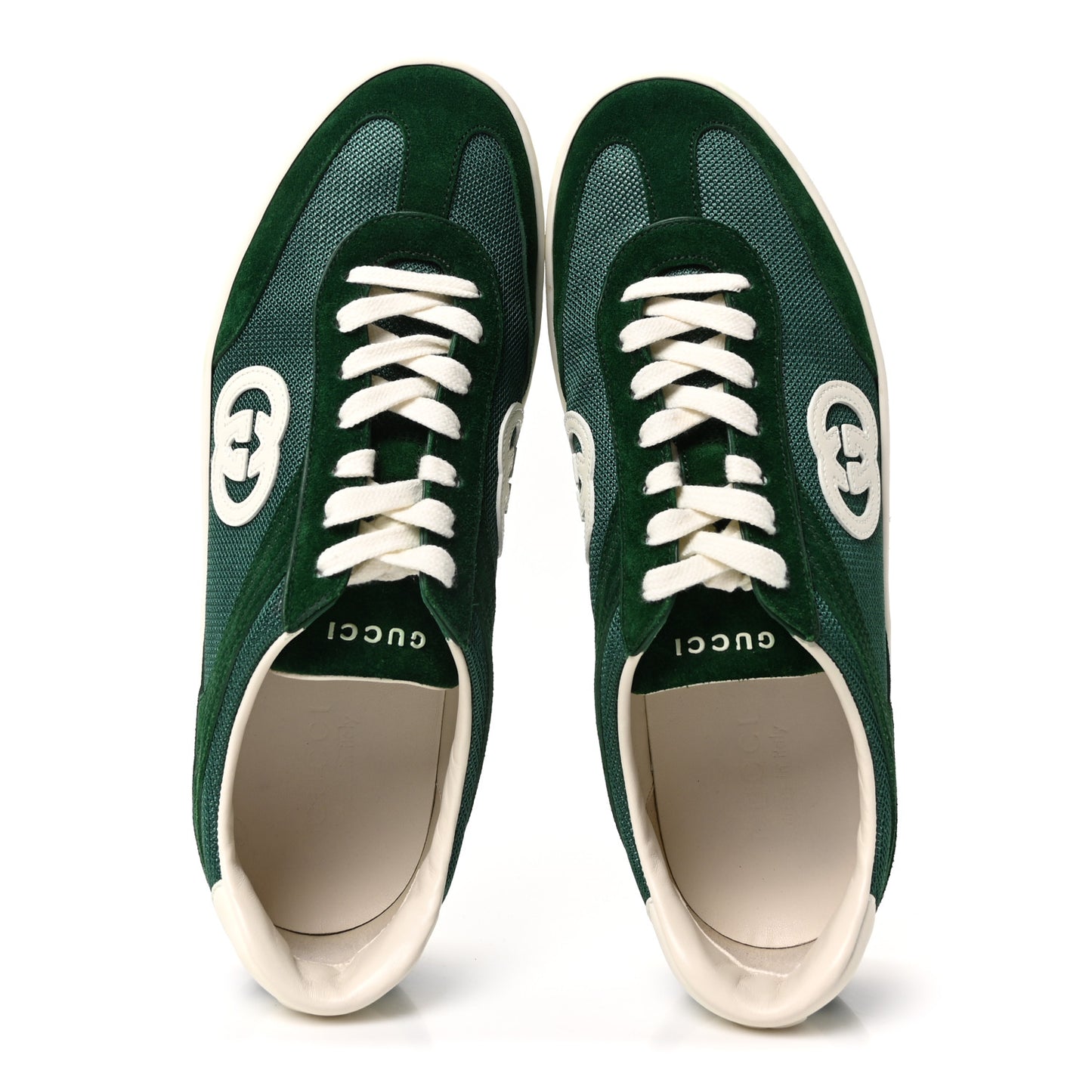 Suede Nylon Mens G75 Sneaker 9 Green