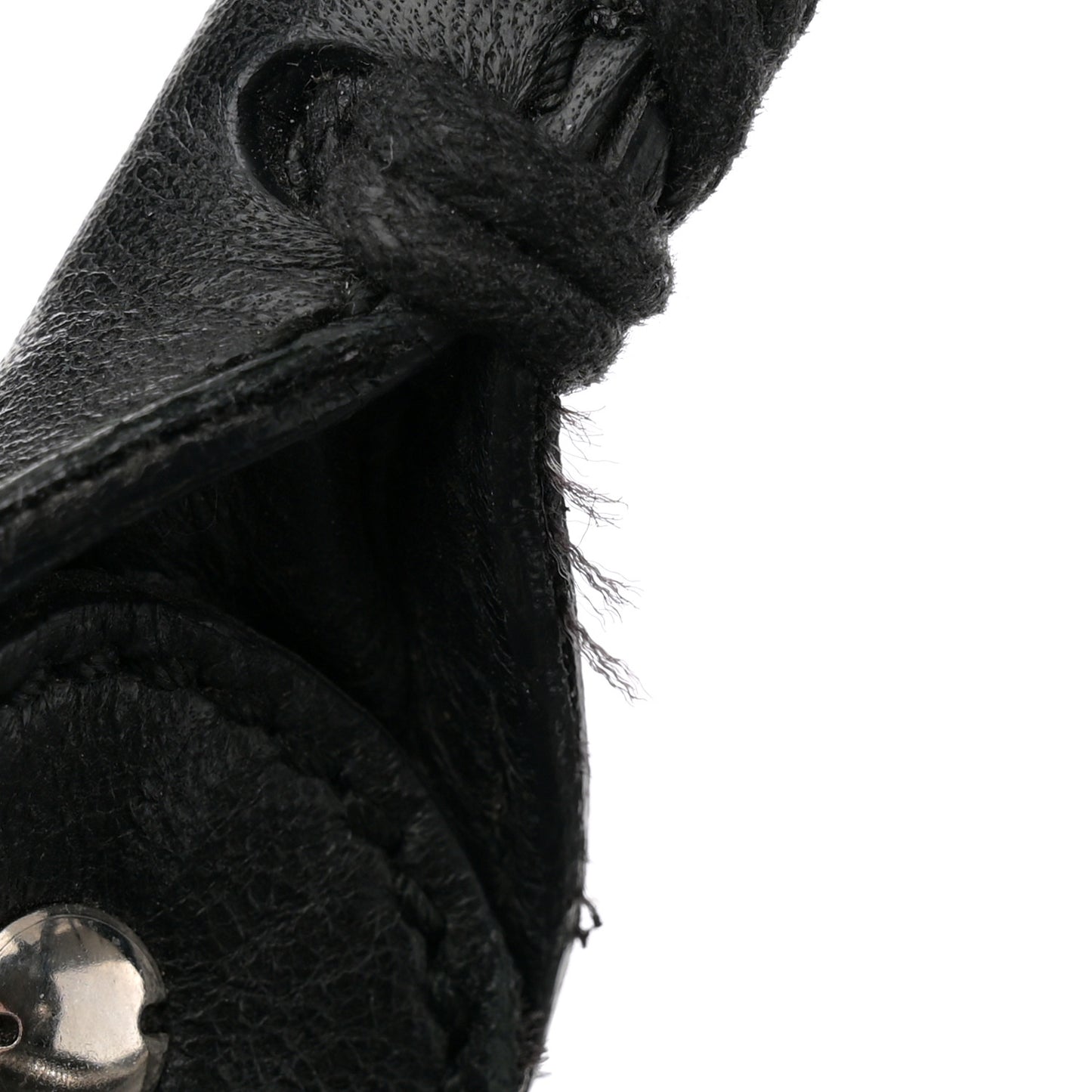Agneau Giant 21 Silver Hardware Work Black