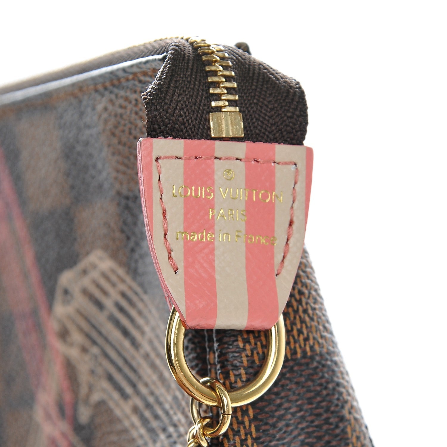 Louis Vuitton Damier Ebene 2014 Christmas Animation Mini Pochette Accessories 7 of 7