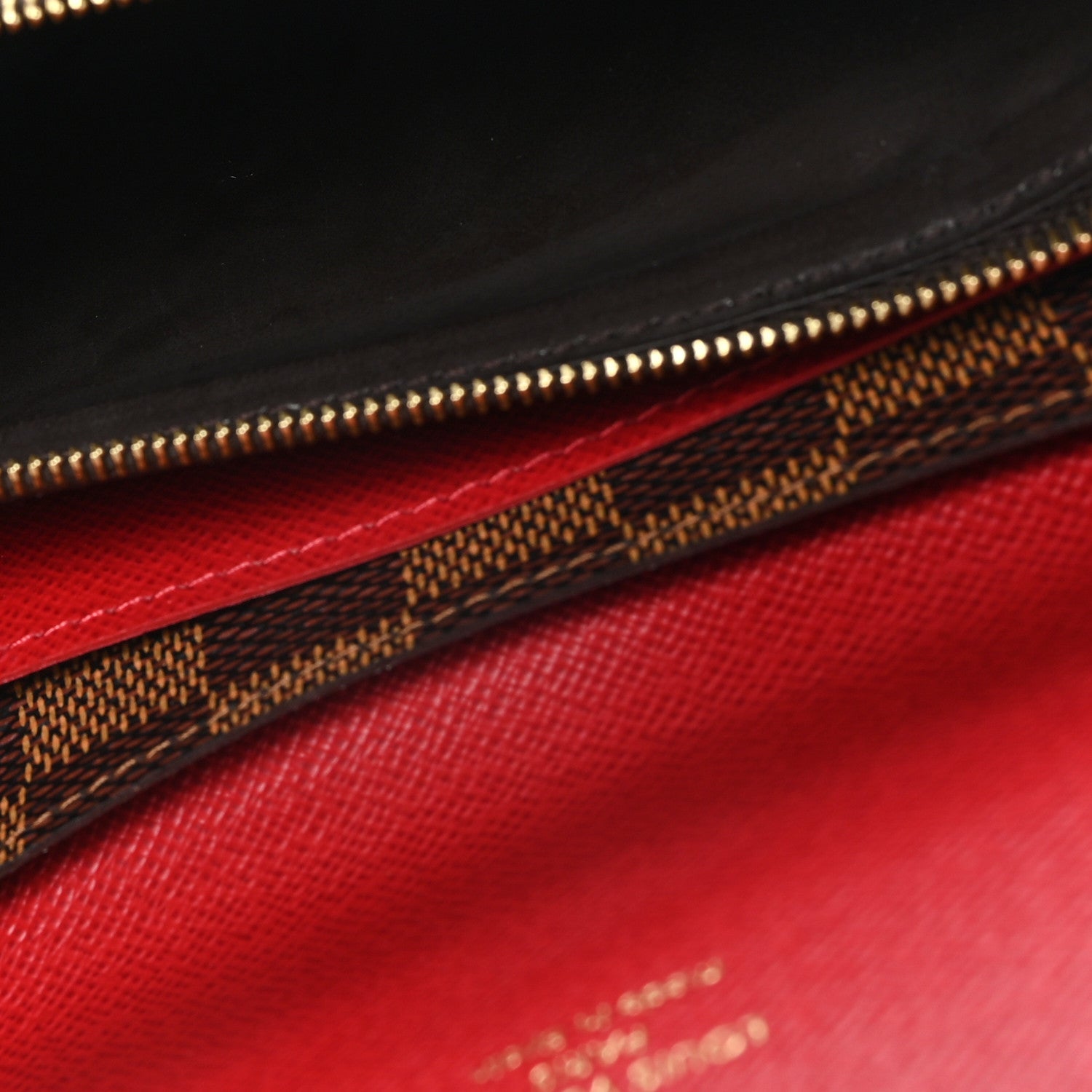 Louis Vuitton Damier Ebene Emilie Wallet Red 1923104 – FASHIONPHILE