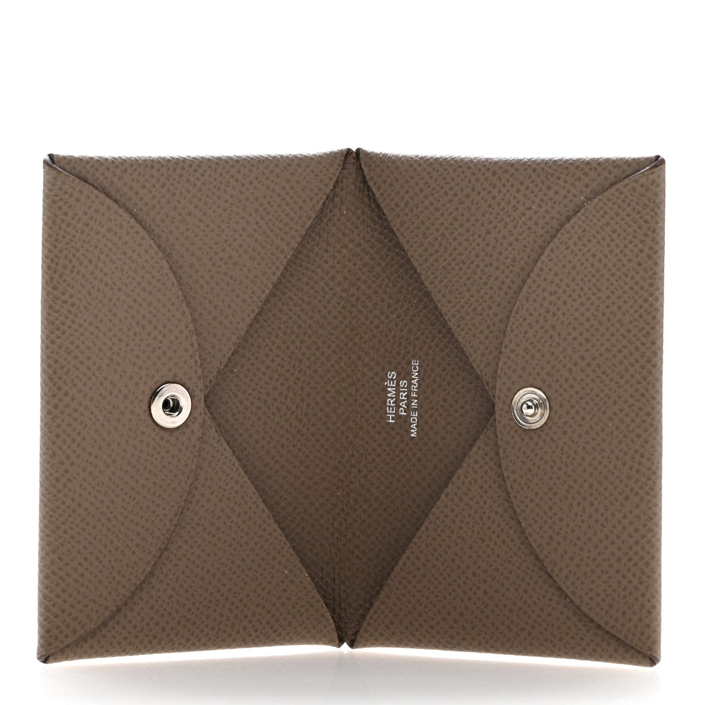 Epsom Calvi Card Case Etoupe