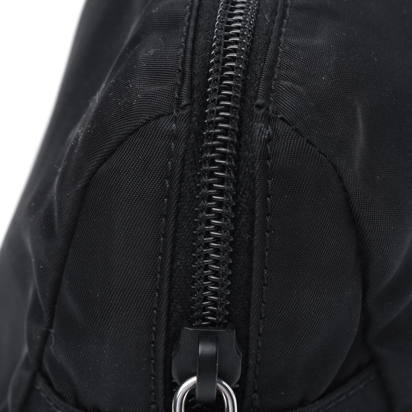 Tessuto Nylon Saffiano Wristlet Black