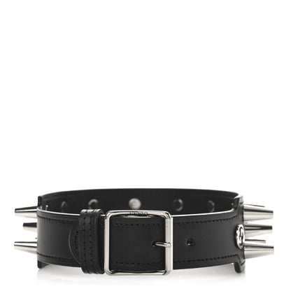 Gucci Calfskin Studded Spike Choker Black 2 of 3