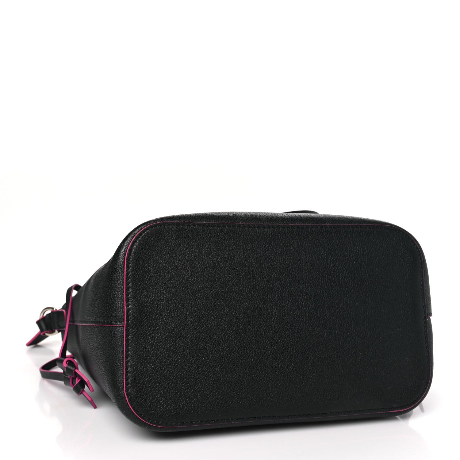 Louis Vuitton Calfskin Lockme Bucket Black 4 of 11