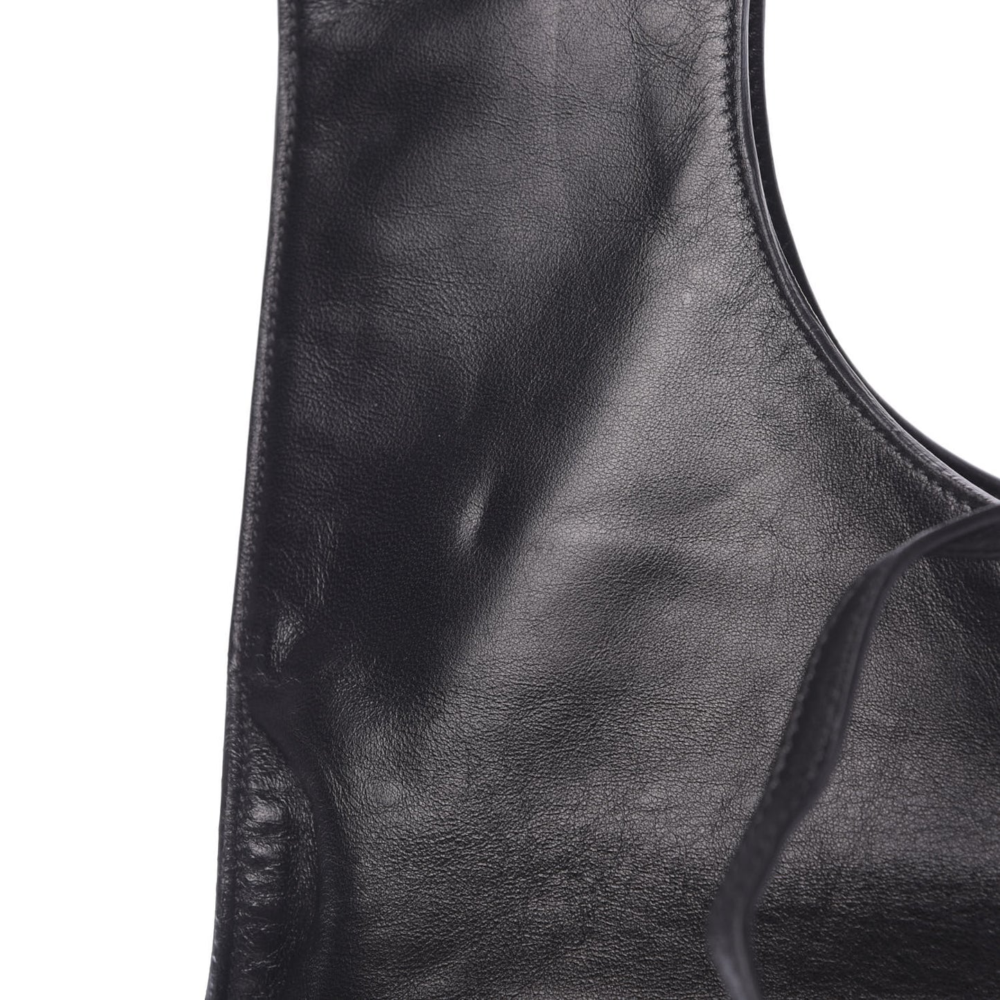 Ramskin Small Alix Padlock Zip Shoulder Bag Black