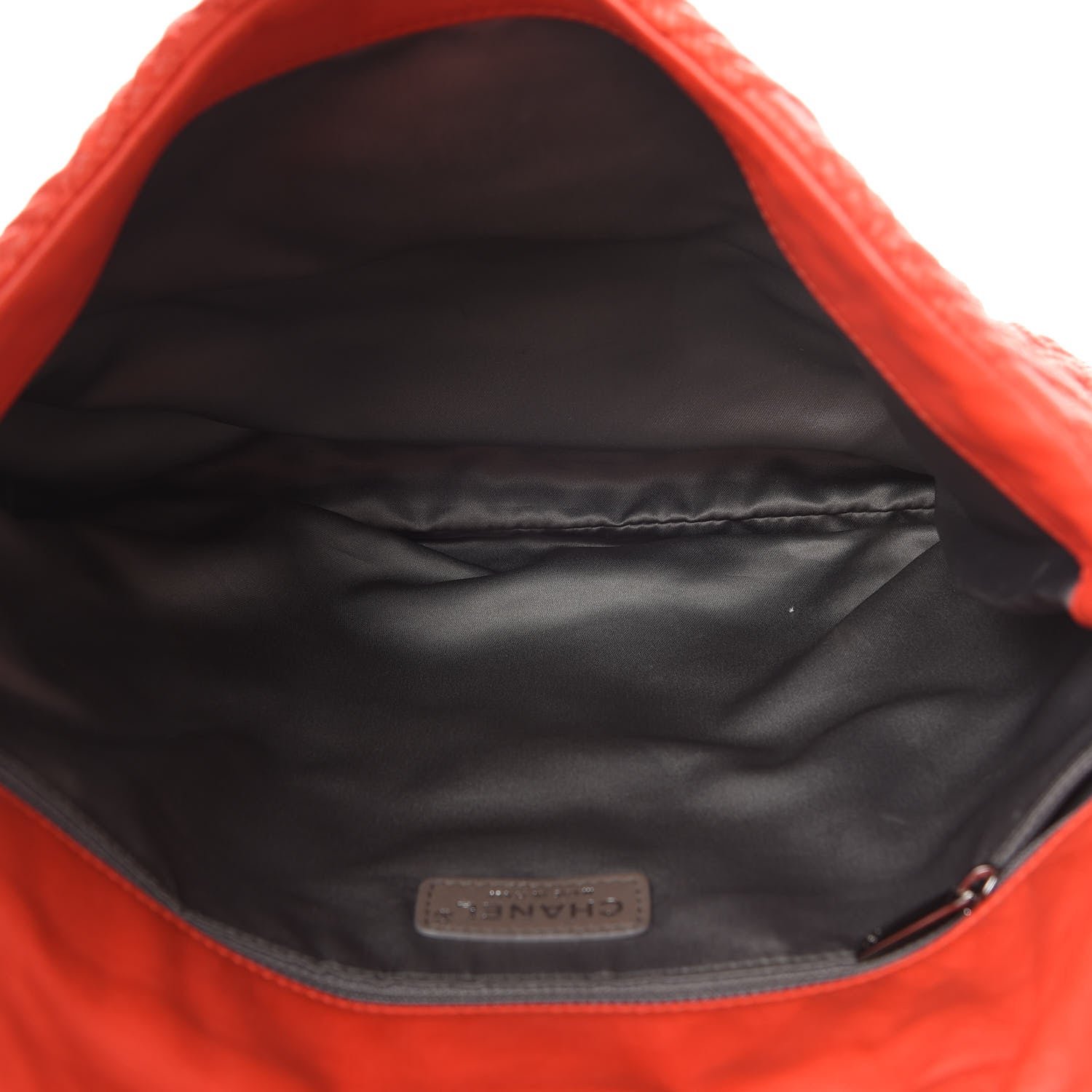 Chanel Lambskin Stitched Large Walk Of Fame Flap Red 5 of 13