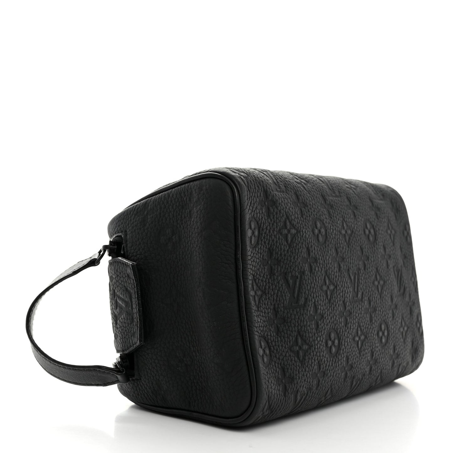 Taurillon Monogram Dopp Kit Toilet Pouch Black