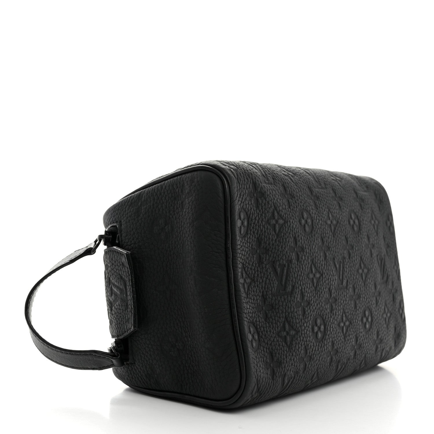 Louis Vuitton Taurillon Monogram Dopp Kit Toilet Pouch Black 4 of 7