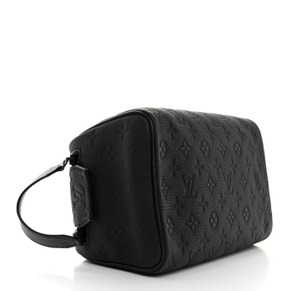 Louis Vuitton Taurillon Monogram Dopp Kit Toilet Pouch Black 4 of 7