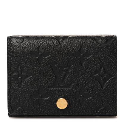 Louis Vuitton Empreinte Business Card Holder Black 1 of 6