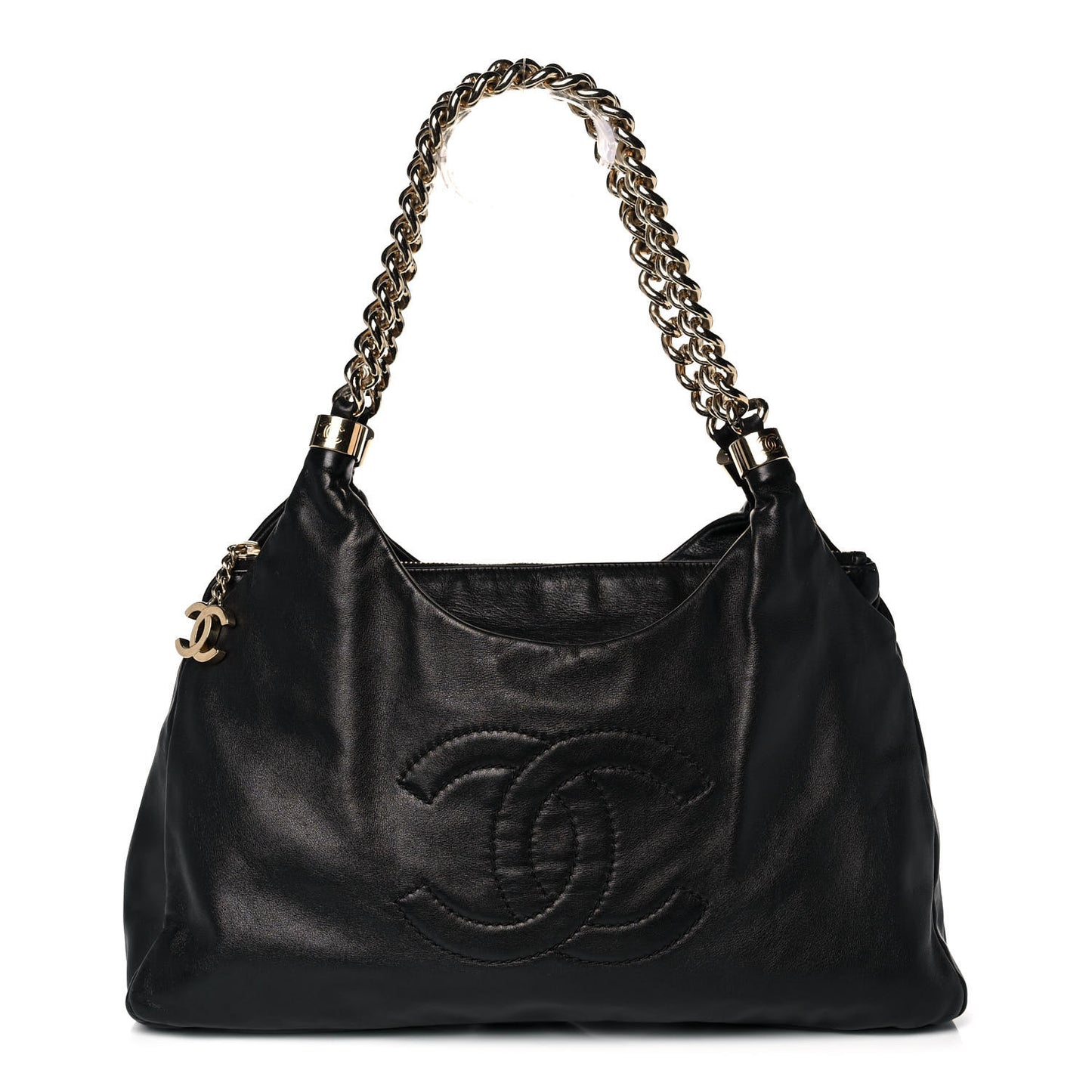 Calfskin Rodeo Drive Hobo Black