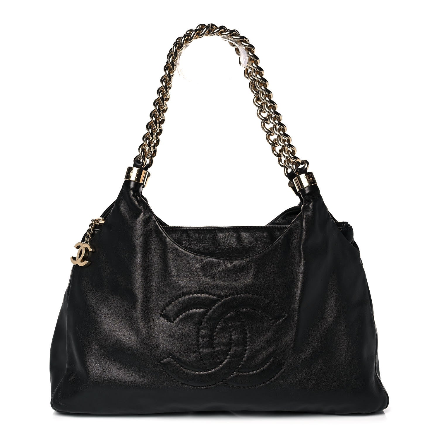 Chanel Calfskin Rodeo Drive Hobo Black 1 of 11