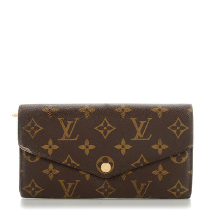Louis Vuitton Monogram Sarah Wallet NM 1 of 9
